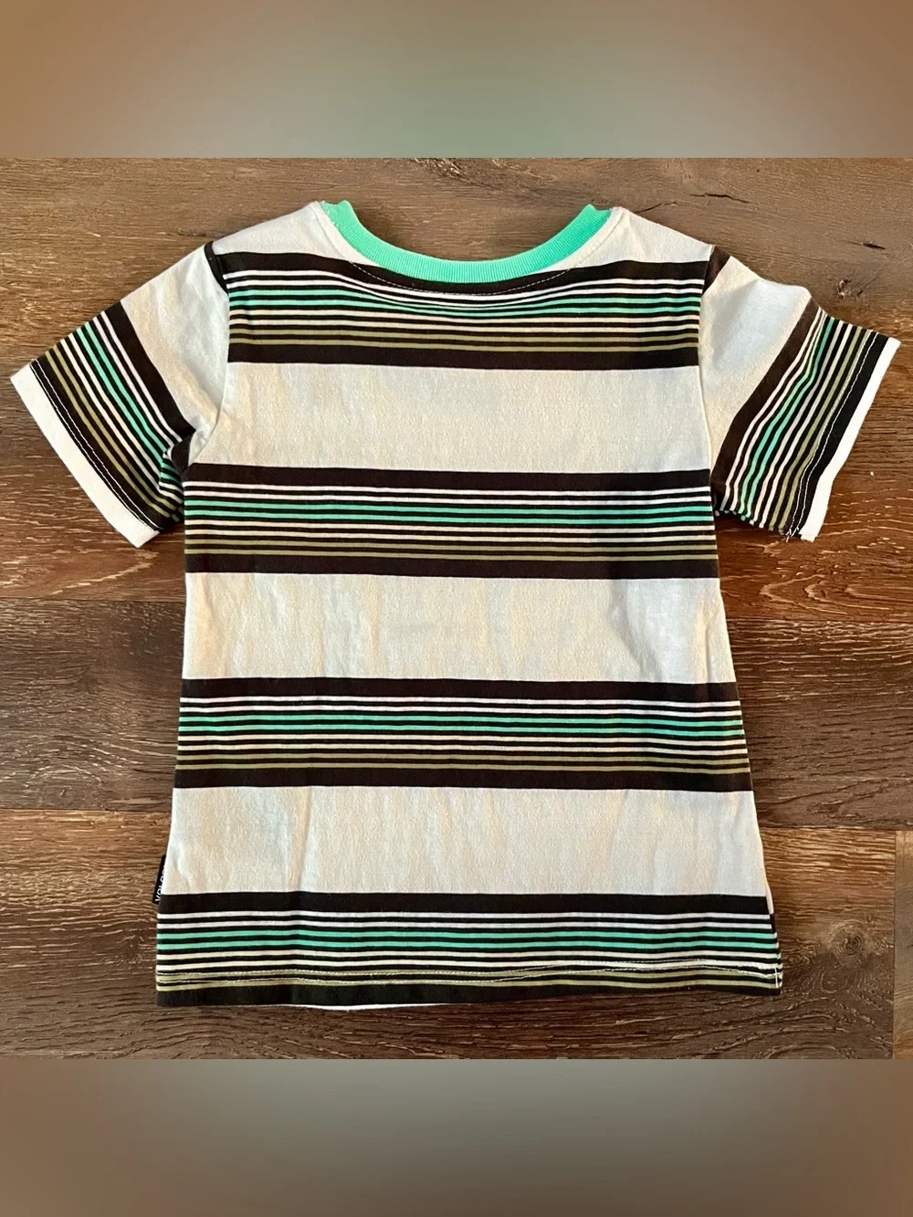 Toddler Boys Volcom Cargo Short & Striped Shirt Set Size 2T
